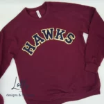Hawks Sweatshirt maroon