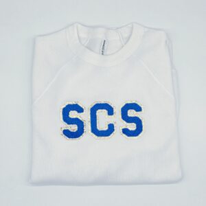SCS Chenille Patch CROP Sweatshirt