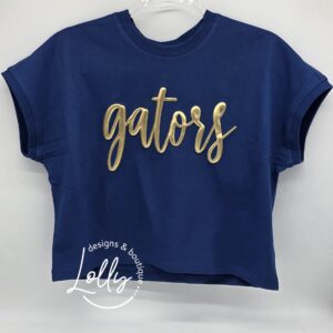 Gators Puff Crop | Blue